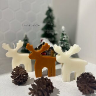 Reindeer candle
