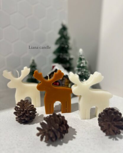 Reindeer candle